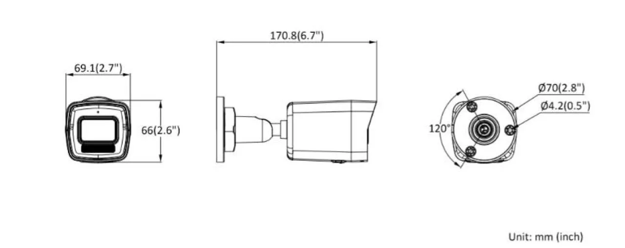 2 MP Smart Hybrid Light Fixed Bullet Network Camera — image 4