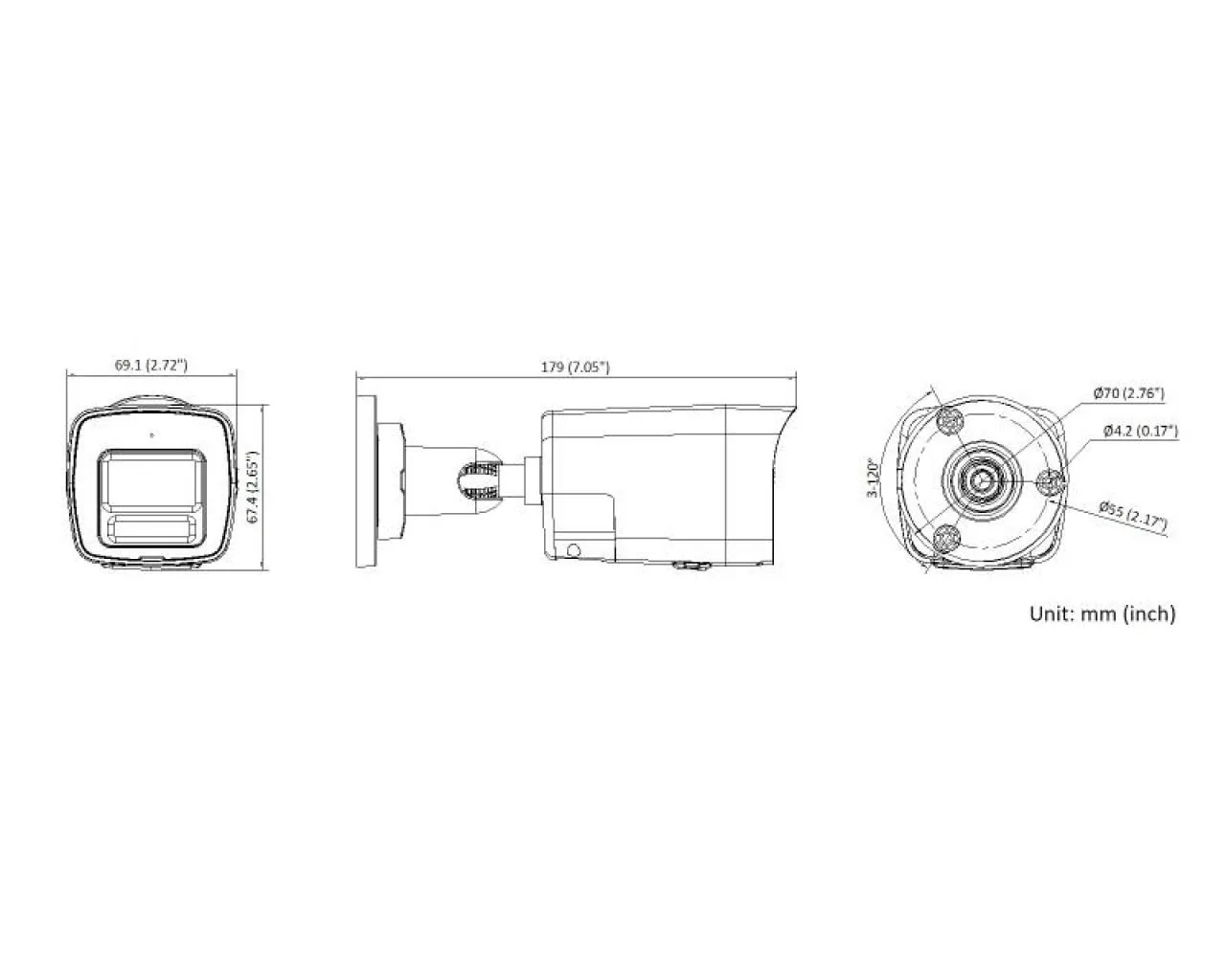 4 MP ColorVu 3.0 Fixed Bullet Network Camera — image 6