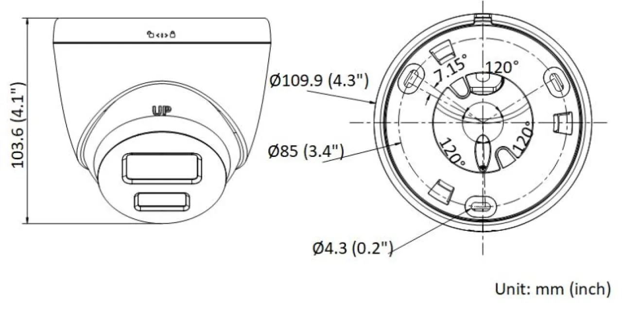 4 MP ColorVu MD 2.0 Fixed Turret Network Camera — image 6