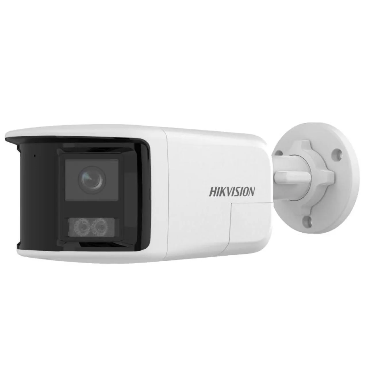 8 MP Dual Lens Stitched Wide Angle Smart Hybrid Light Fixed Bullet Network Camera — image 1