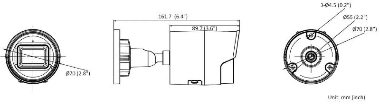 4 MP AcuSense Fixed Bullet Network Camera — image 5