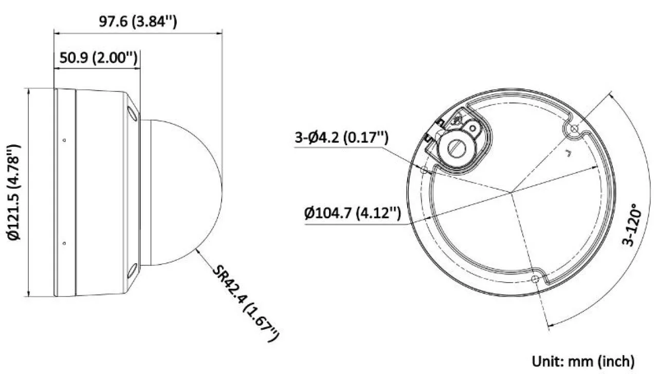 4 MP Acusense Smart Hybrid Light Fixed Dome Network Camera — image 6