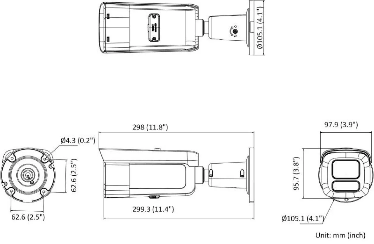4K ColorVu Motorize Varifocal Bullet Network Camera — image 6