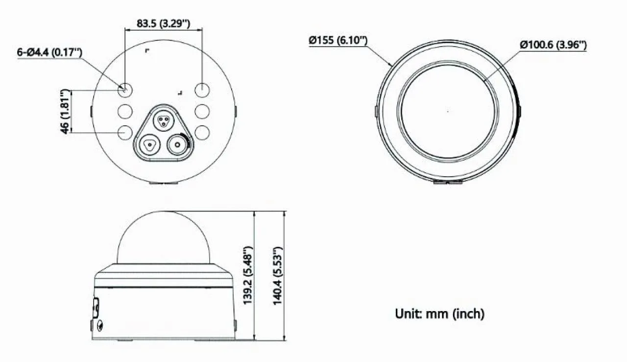 8 MP Smart Hybrid Light with ColorVu Motorized PTRZ Varifocal Dome Network Camera — image 5