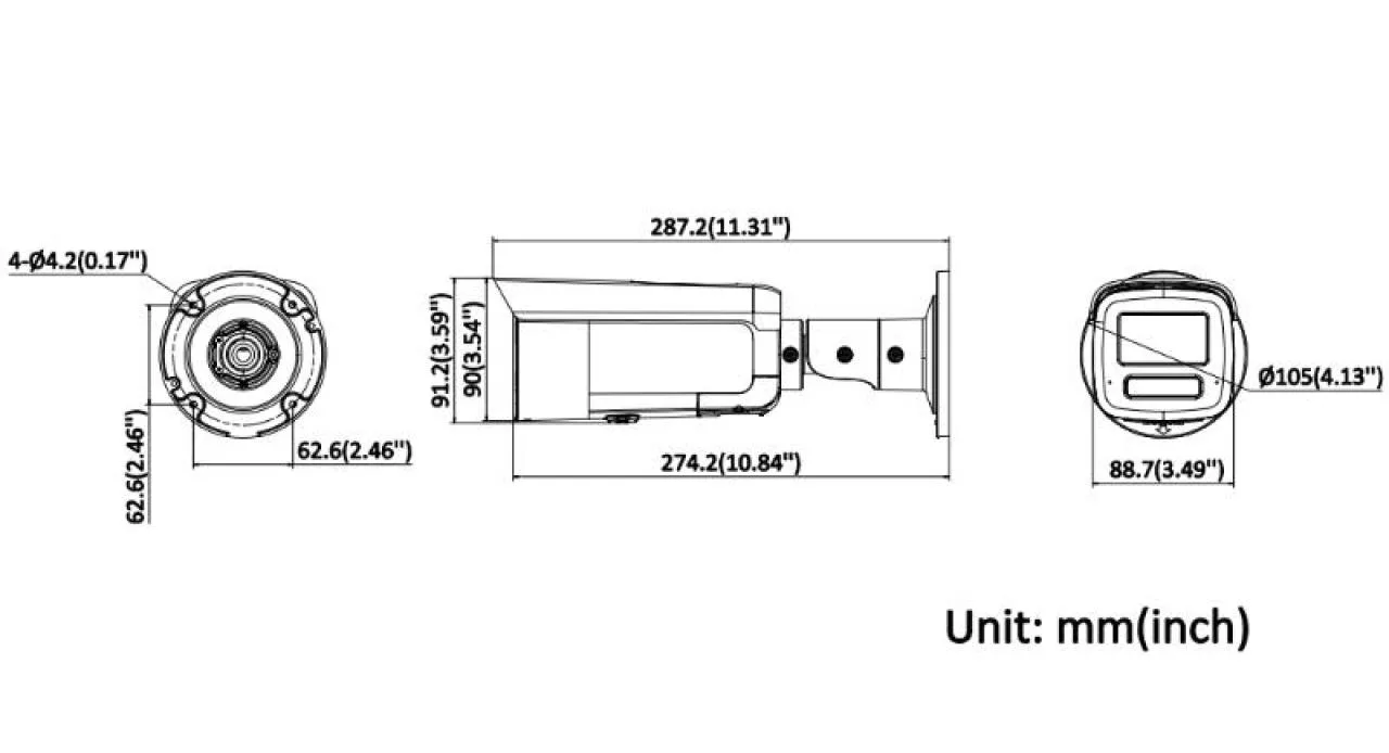 16MP Acusense Strobe Light and Audible Warning Fixed Bullet Network Camera — image 5