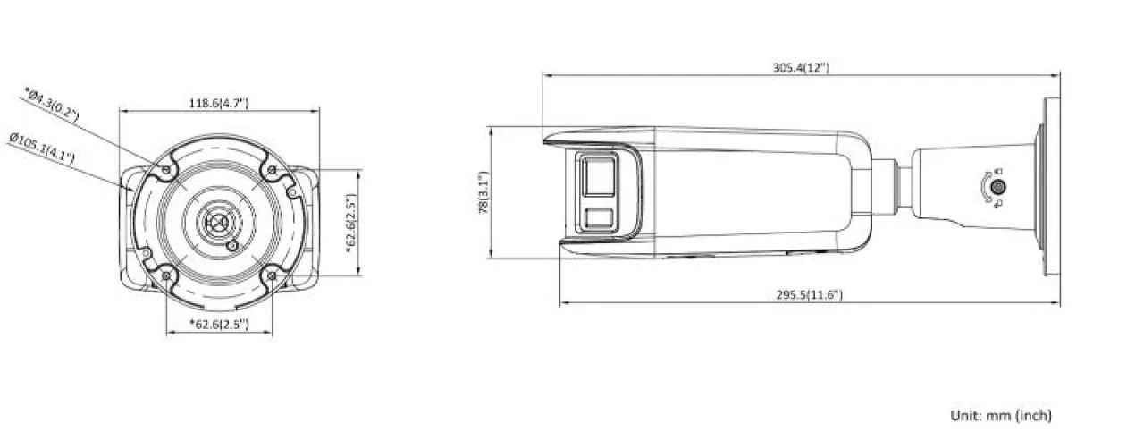 8 MP Panoramic ColorVu Fixed Bullet Network Camera — image 5