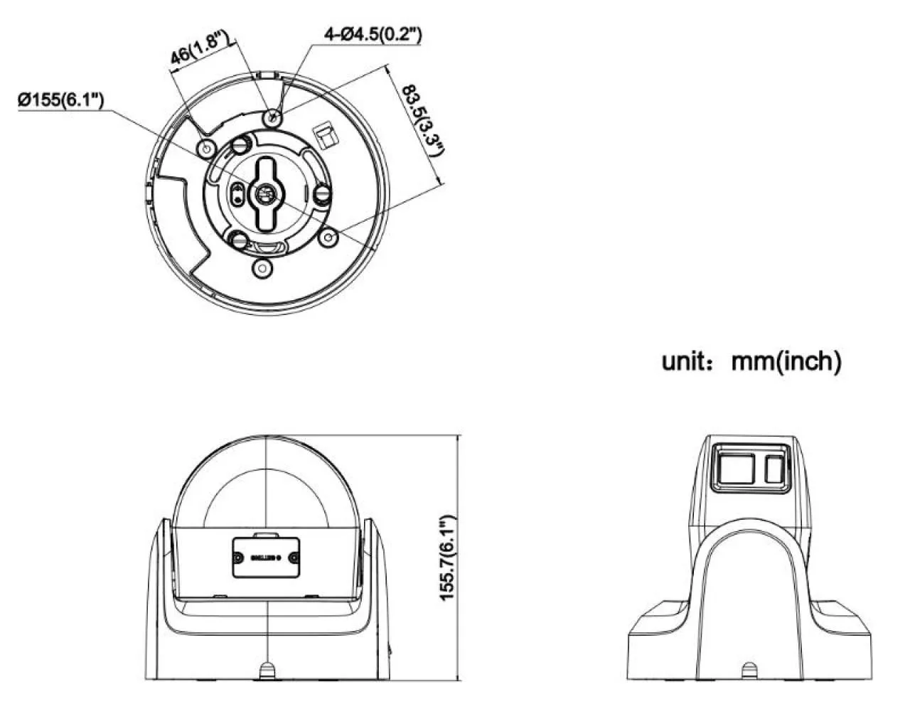 8 MP Panoramic ColorVu Fixed Turret Network Camera — image 4