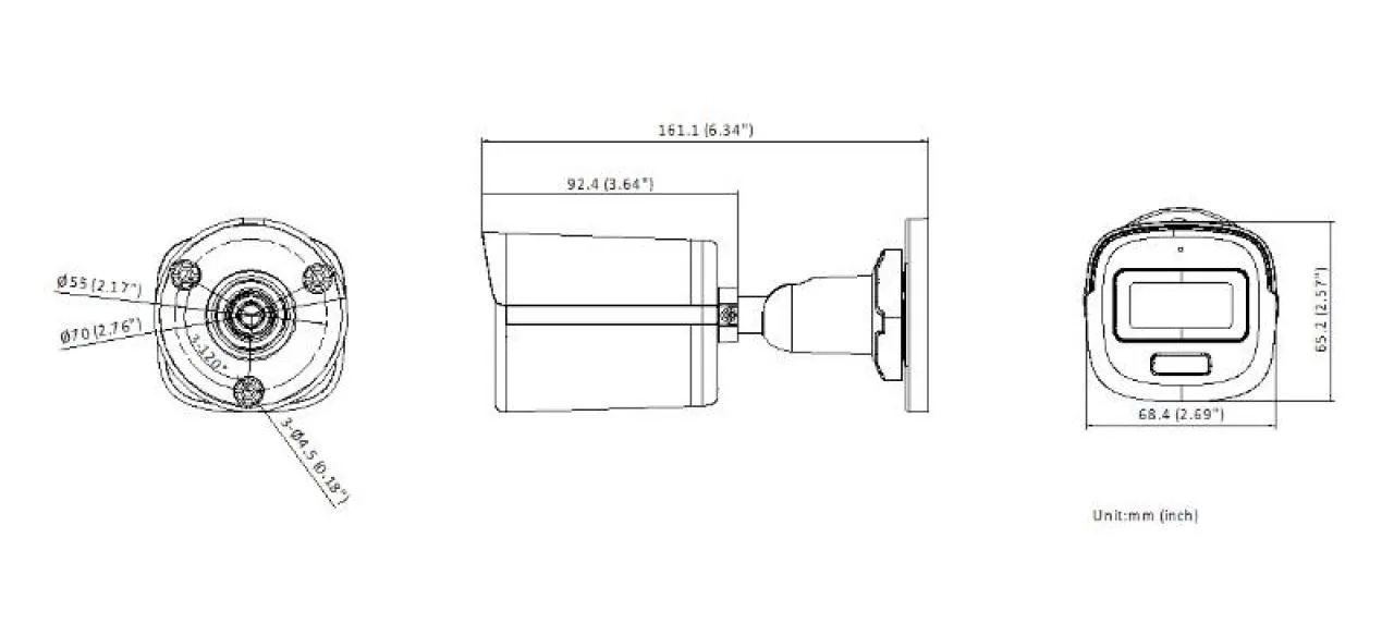 2 MP Smart Hybrid Light with ColorVu Fixed Mini Bullet Camera — image 4