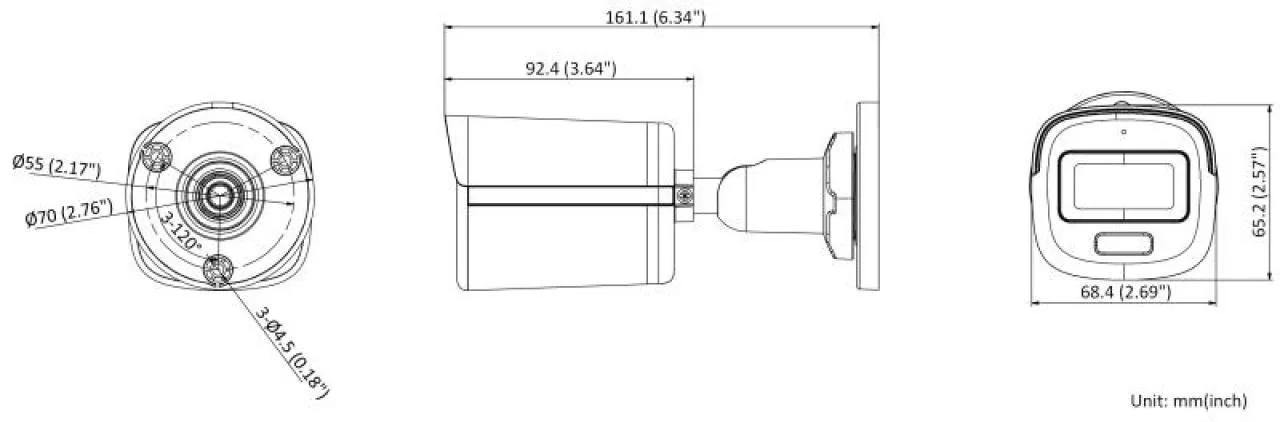 3K ColorVu Smart hybrid light Fixed Mini Bullet Camera — image 4