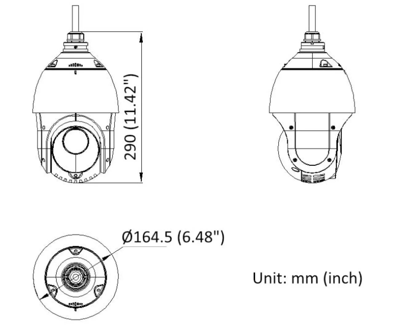 2 MP 25X Powered by DarkFighter IR Acusense Network Speed Dome — image 2