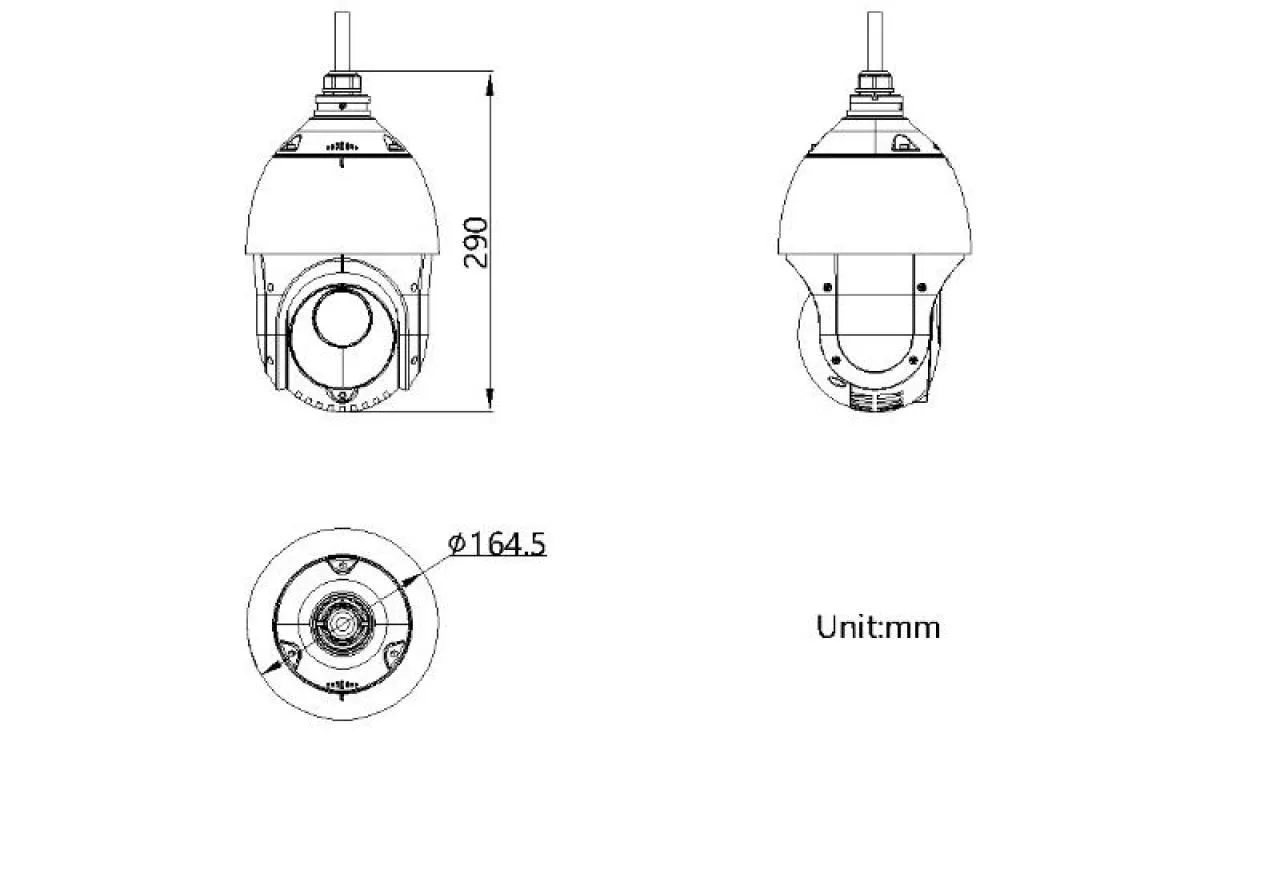 4 MP 25X Powered by DarkFighter IR Acusense Network Speed Dome — image 2