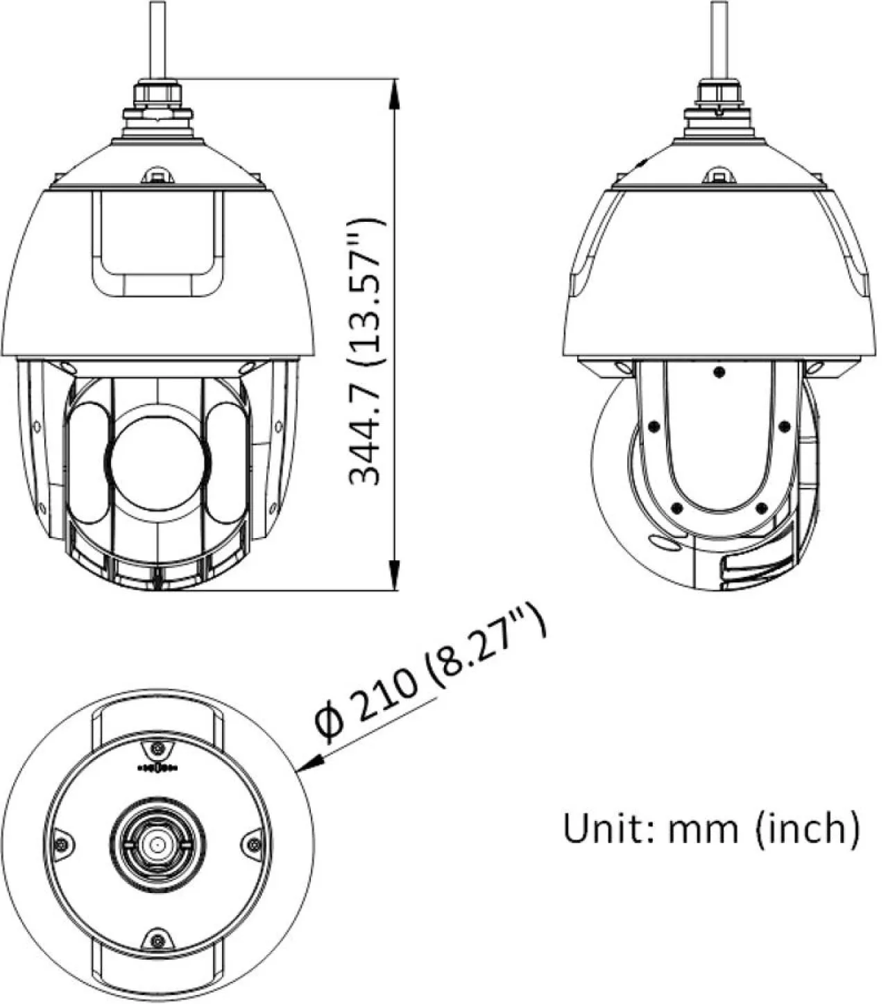 4 MP 32X Powered by DarkFighter IR Network Speed Dome — image 2