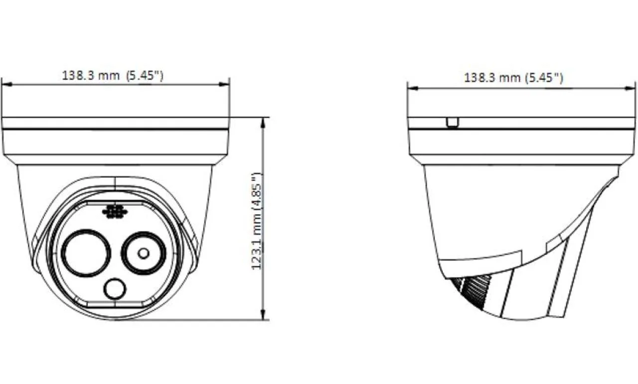 Thermal & Optical Bi-Spectrum Network Turret Camera — image 2