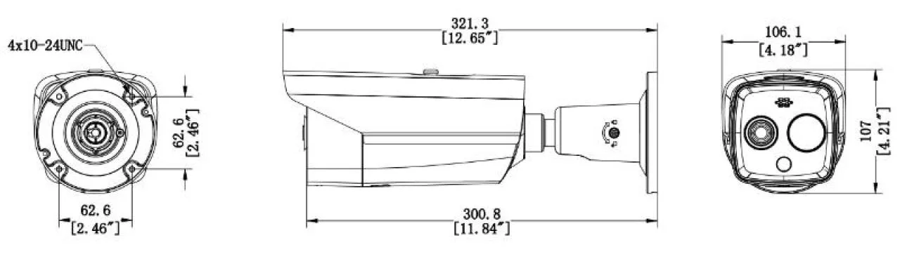 Thermal & Optical Bi-spectrum Network Bullet Camera — image 2