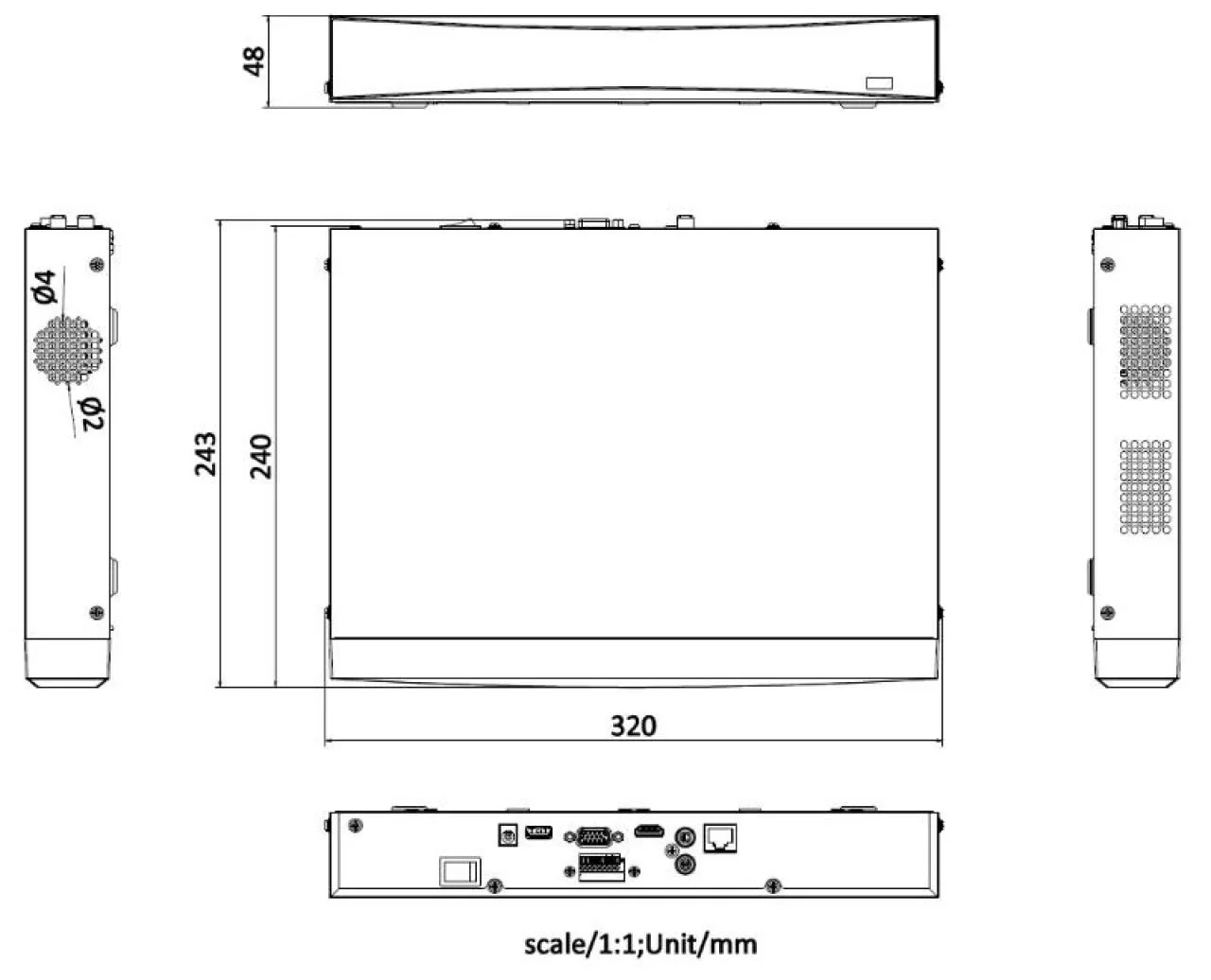 4-ch 1U K Series AcuSense 4K NVR — image 3