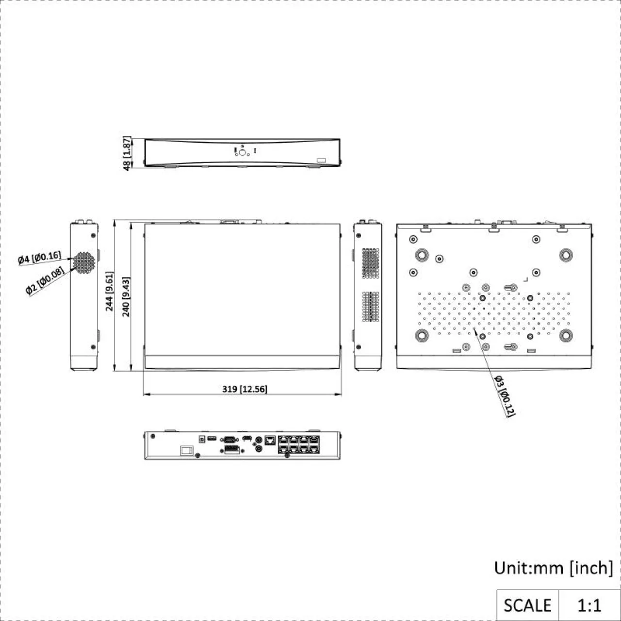 8-ch 1U 8 PoE AcuSeek K VPro NVR — image 6