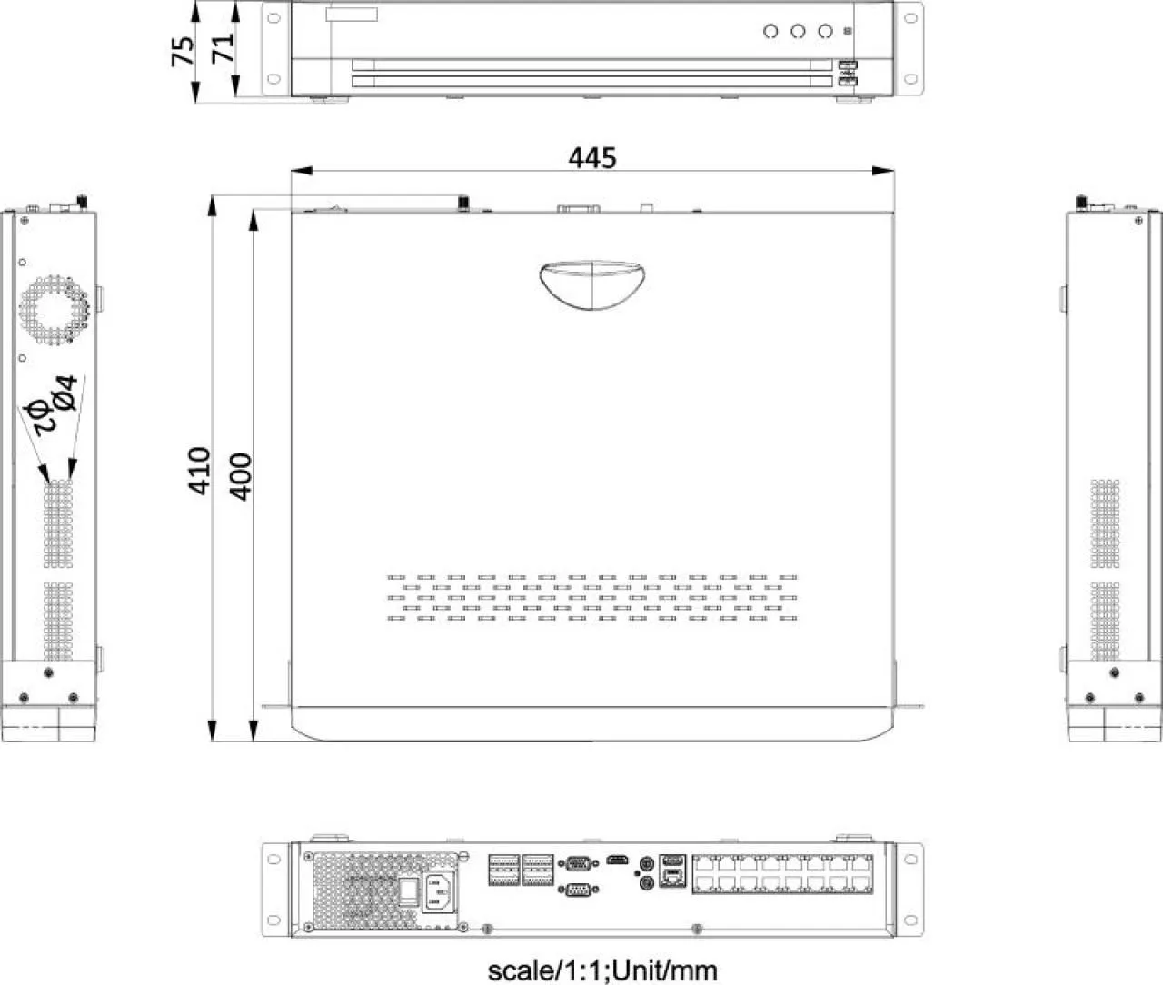 16-ch 1.5U 16 PoE 4K NVR — image 2
