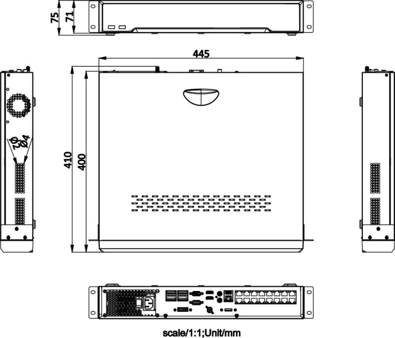 32-ch 1.5U 16 PoE 8K NVR — image 2