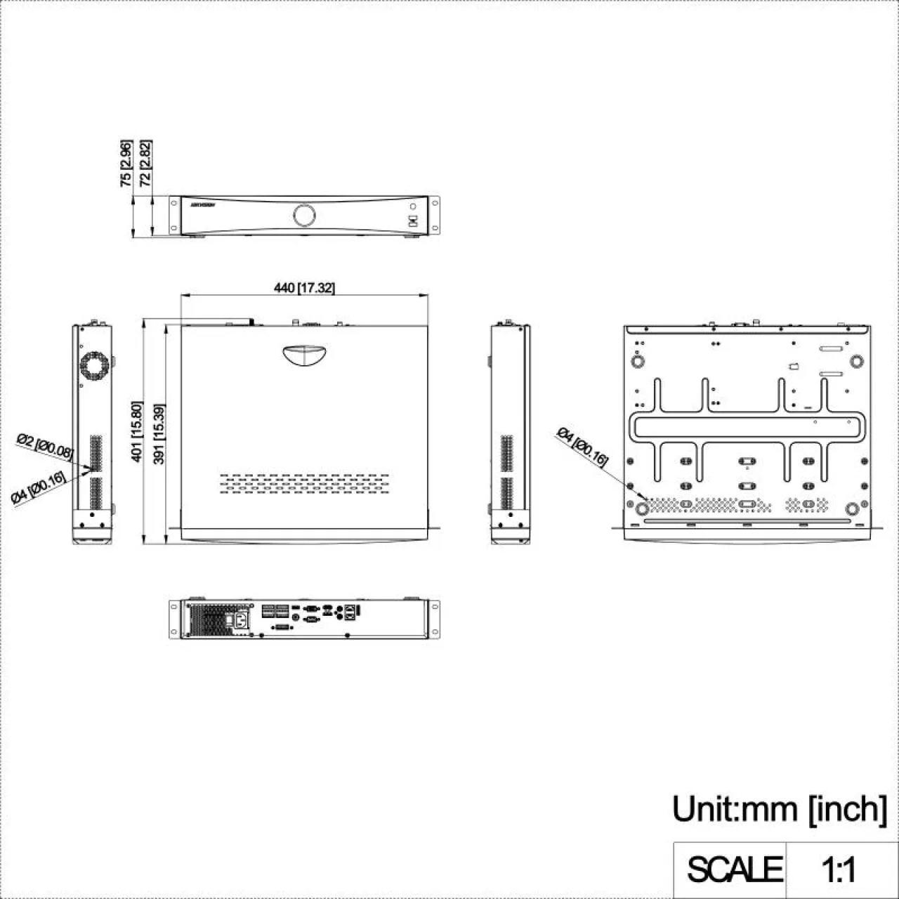 32-ch 1U AcuSense 4K NVR — image 2