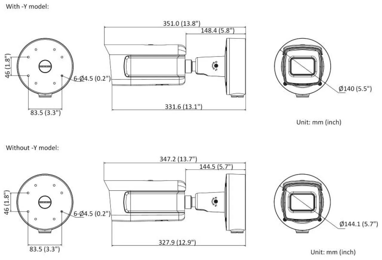 4MP DeepinView ANPR Moto Varifocal Bullet Camera — image 5