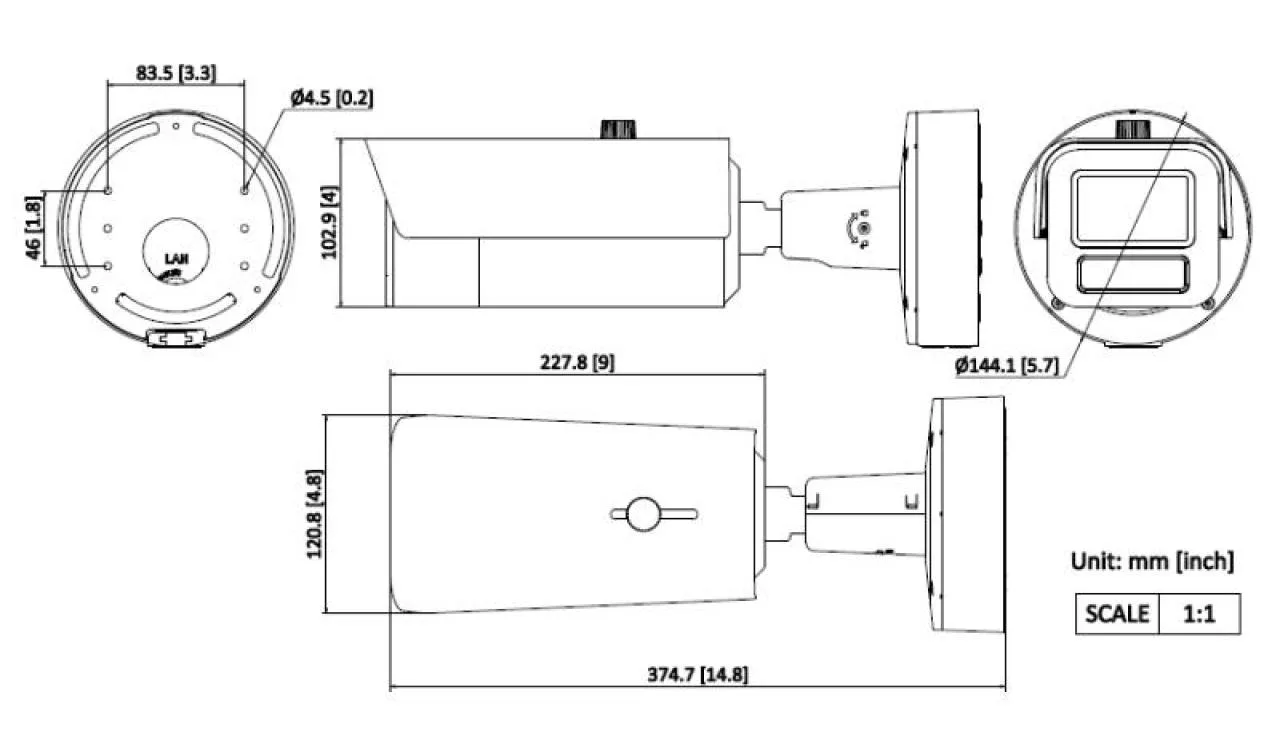 12MP DeepinView Moto Varifocal Bullet Camera — image 3