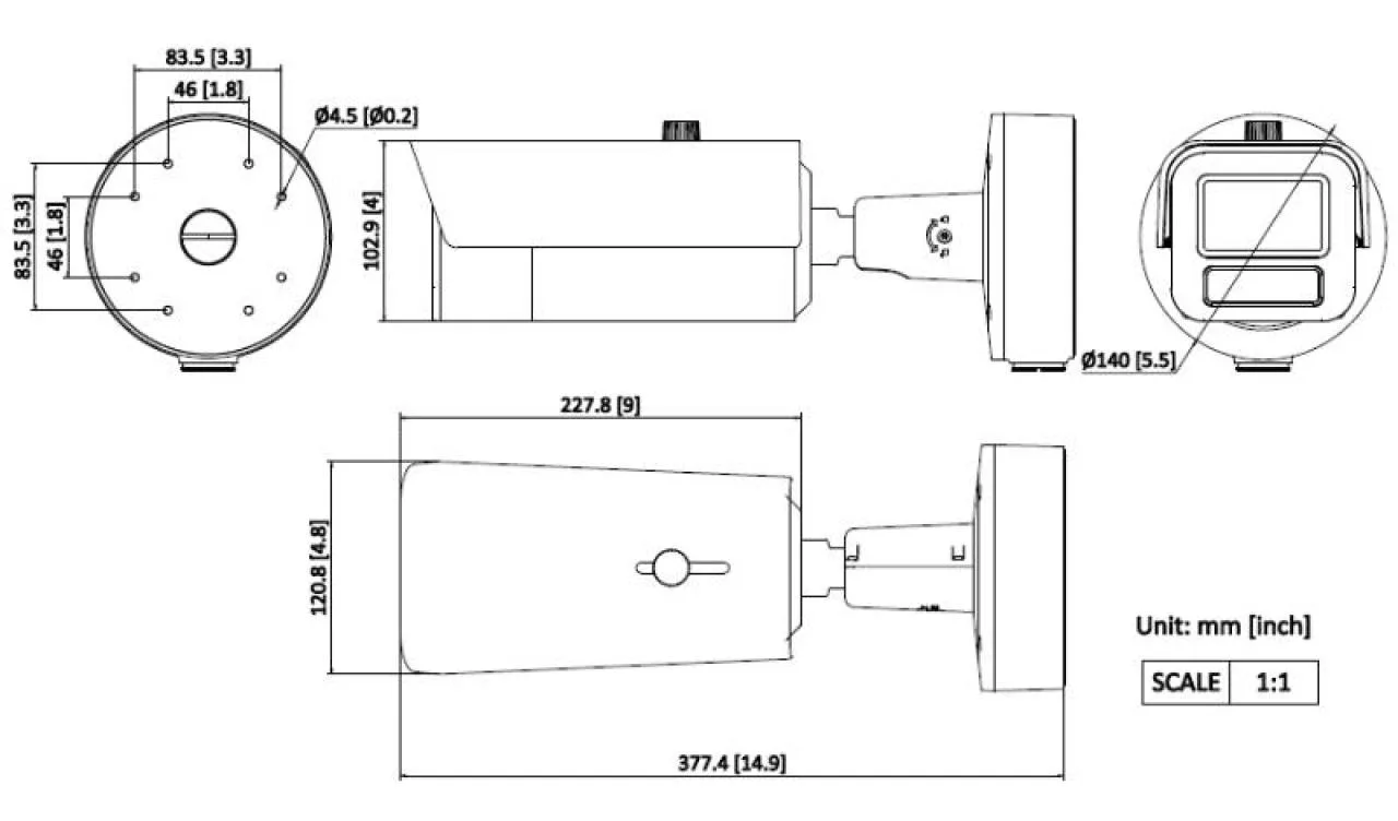 12MP DeepinView Moto Varifocal Bullet Camera — image 4