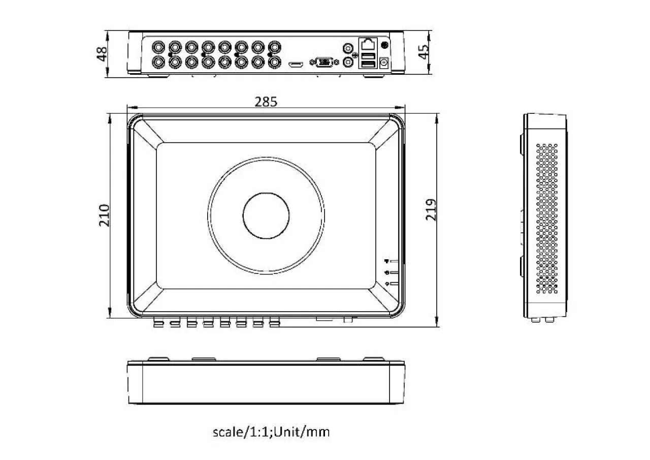 16-ch 1080p Mini 1U H.265 AcuSense DVR — image 2