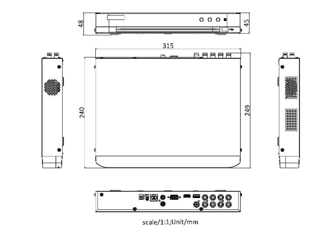 8-ch 1080p 1U H.265 AcuSense DVR — image 2