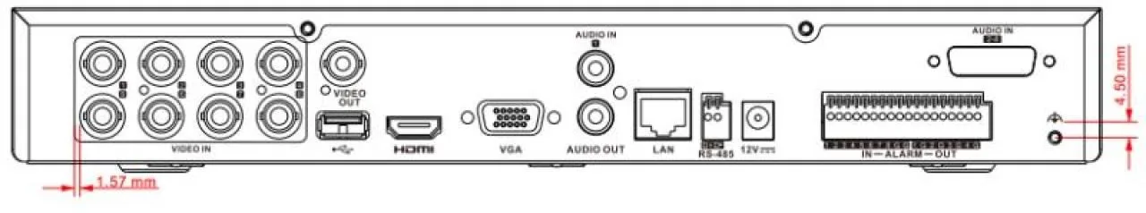 8-ch 1080p 1U H.265 AcuSense DVR — image 3